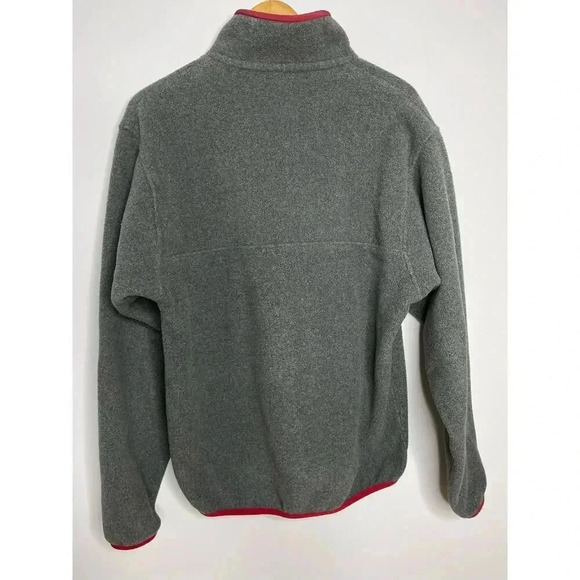 Patagonia Synchilla Snap-T Fleece Pullover Sweatshirt Men’s Small Nickel/Red - Picture 3 of 8